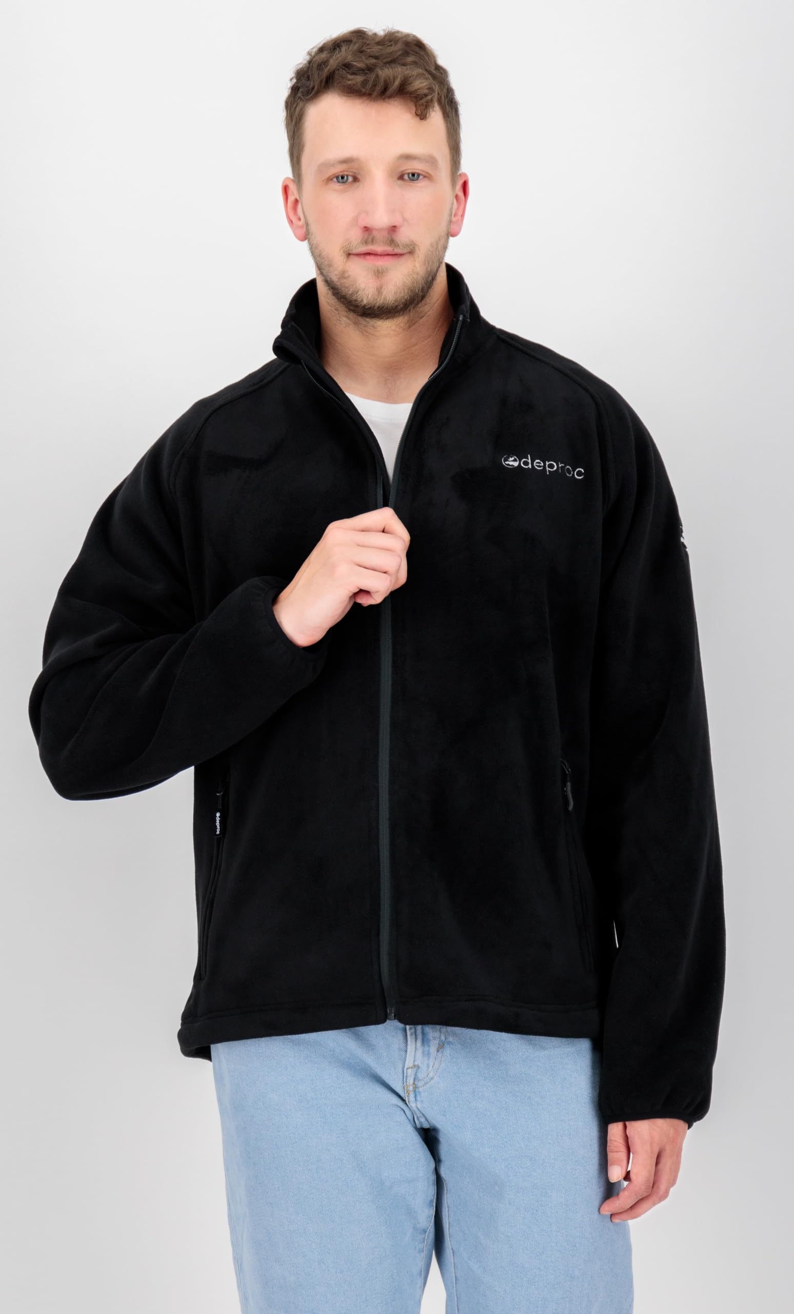 Kurtka polarowa Mężczyźni Herren Fleecejacke Mit Stehkragen Übergangsjacke Windbreaker Polarfleece Wawa Bay