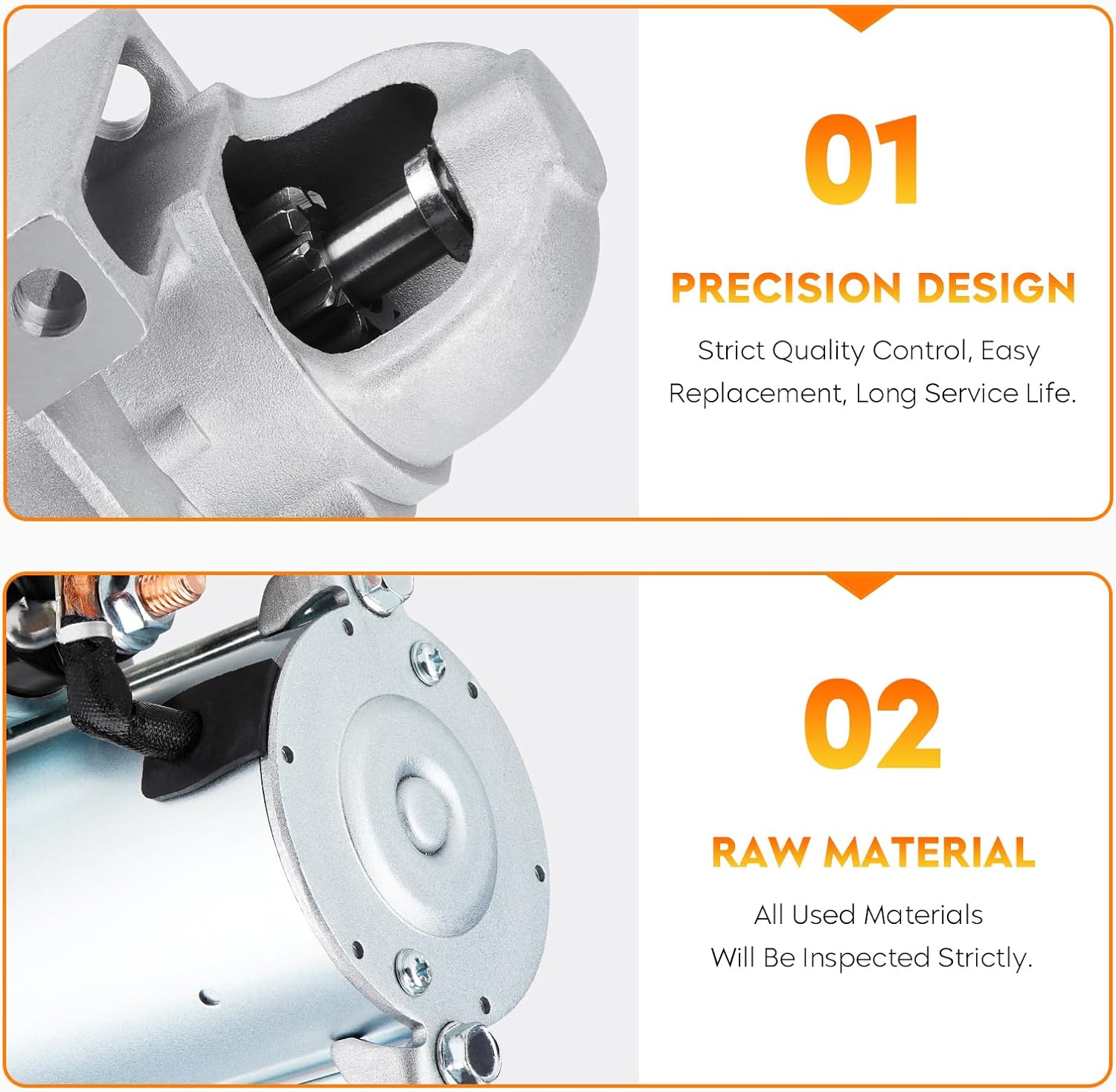 Starter for Chevy Impala 00-05 3.8L, Camaro Lumina Monte Carlo 98-05 3.8L, Buick Allure Lacrosse 05-09 3.8L, Lesabre Regal 98-05, Oldsmobile Intrigue LSS 98-99, Pontiac Bonneville Grand Prix 98-08