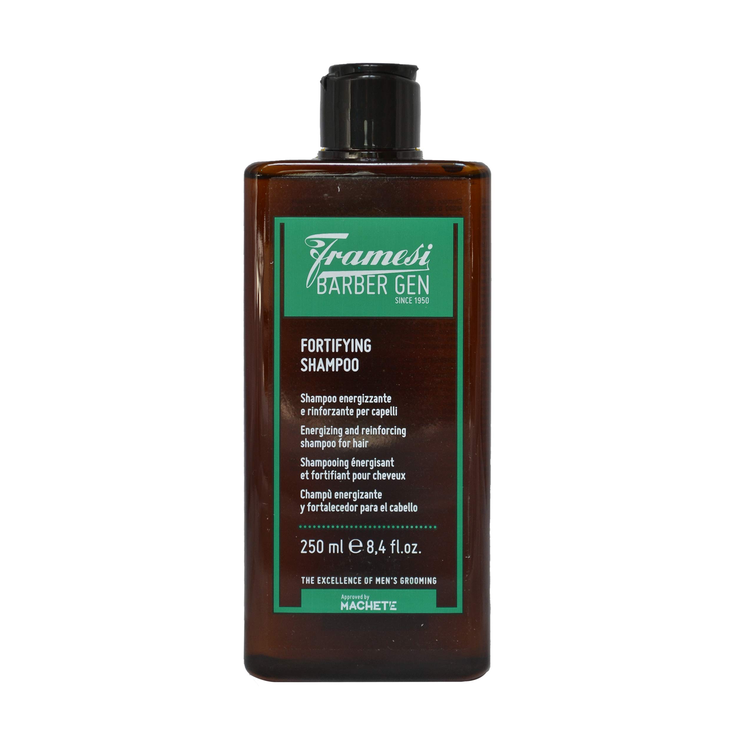 FramesiBarber Gen Fortifying Shampoo, 8.4 fl oz, Strengthening and Thickening Shampoo