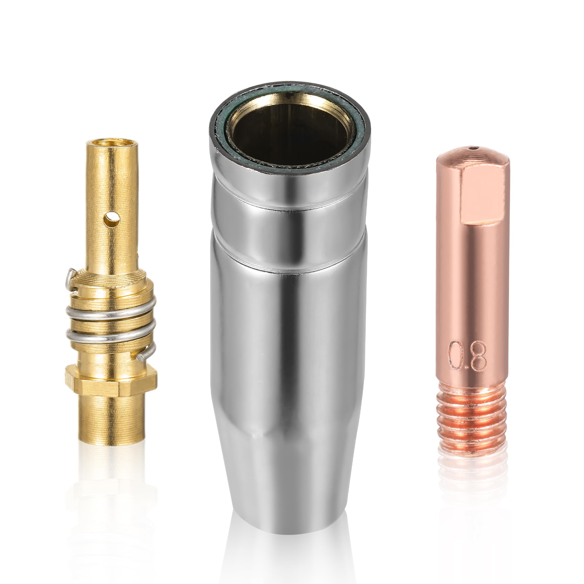 Ugello Gas Conico MB 36 Attacco D20 Mm Per Saldatura MIG MAG 320A - Foto 12