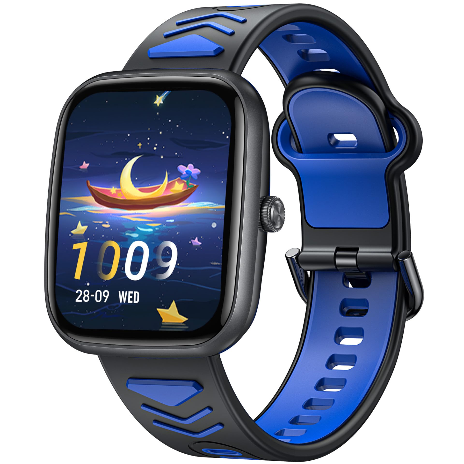 Smartwatch Fitness Orologio Bambini Digitale: 1.75" per Bambini Smart Watch con Contapassi Cronometro Compatibile per Android iOS Impermeabile Monitor Del Sonno Regalo per Ragazzi Ragazze Adolescenti