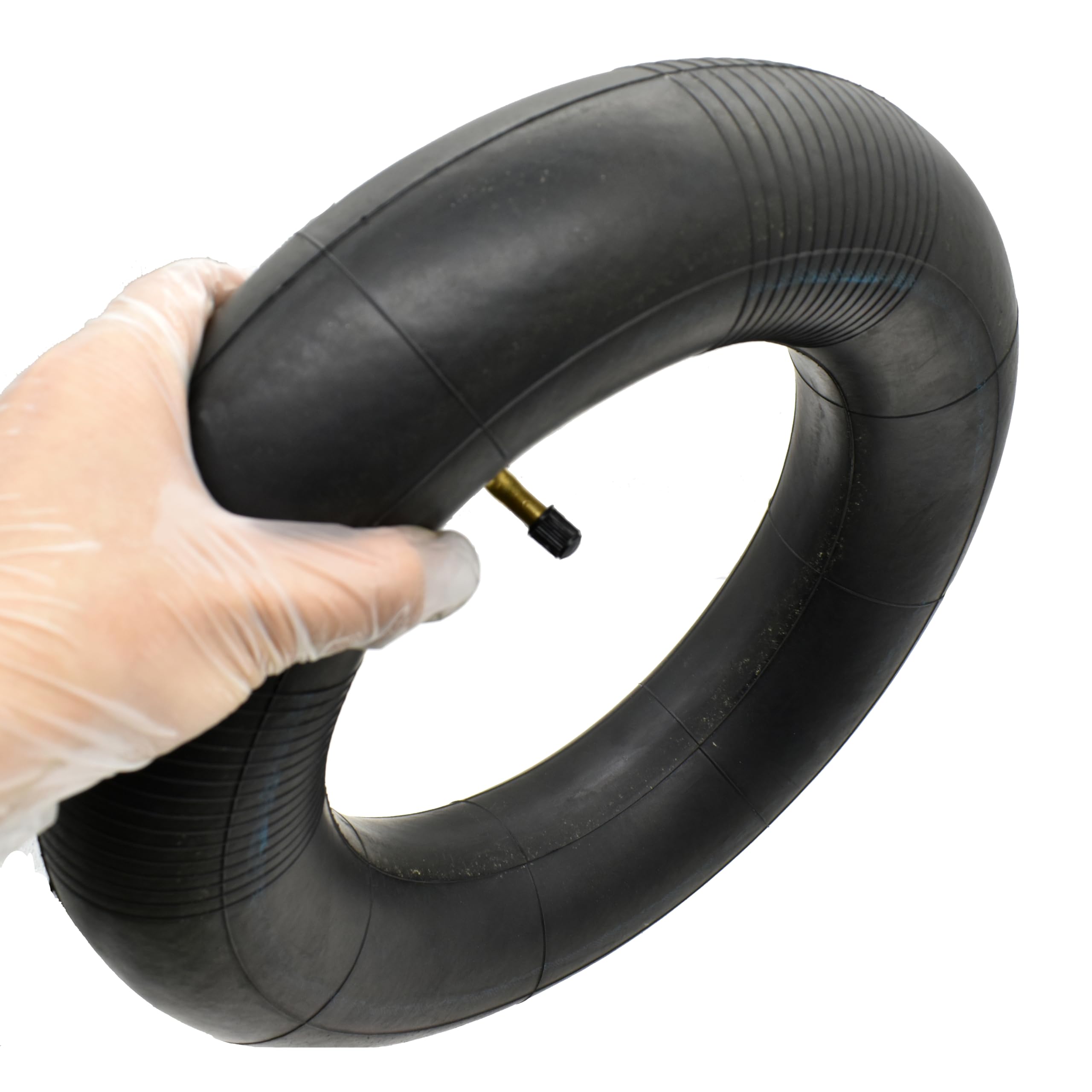 QsEzDo 3.50-8" Heavy Duty Replacement Inner Tube for Dual-Wheel Home Utility Yard Wheelbarrow Garden Cart, 1 Pack, with TR87 Bent Metal Valve Stem (1, 3.50-8) — view 3