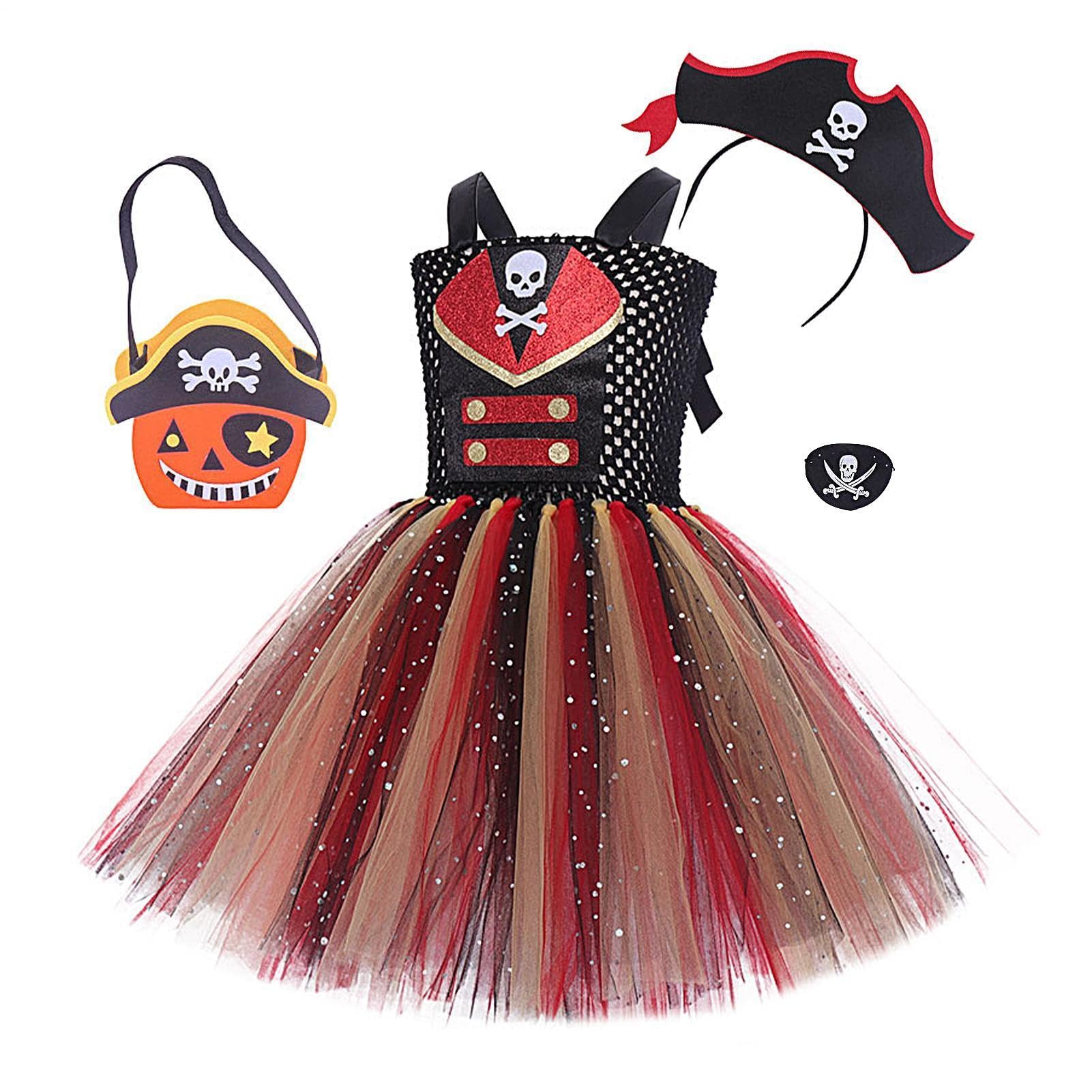 Generico Kostium piratów dla dziewczynek na Halloween