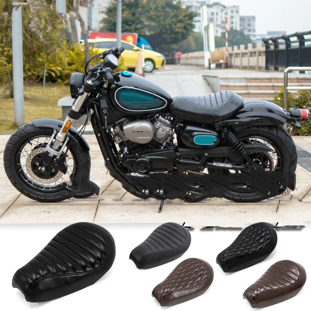 Amazon | オートバイのシートクッションシングルシート背もたれ GV125S