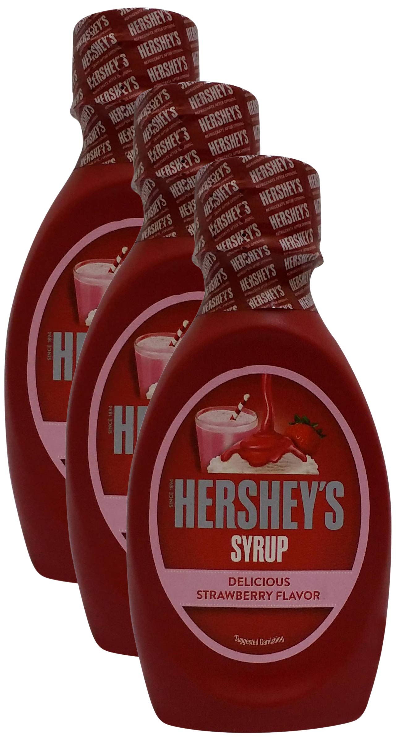 Big Bazaar Combo - Hershey's Syrup - Strawberry Flavour, 200g (Buy 2 Get 1, 3 Pieces) Promo Pack-picture-34