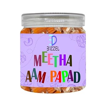 EDZZEL Mango Candy | Indian Origin 3.52 OZ 100 GRAM, MEETHA AAM PAPAD