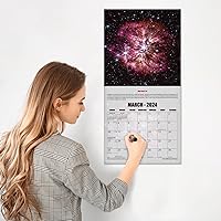 Vista 115 de RED EMBER Astronomy 2026 Wall Calendar 12 Month 12" x 24" Open Thick & Sturdy Paper Giftable Calendar 2026