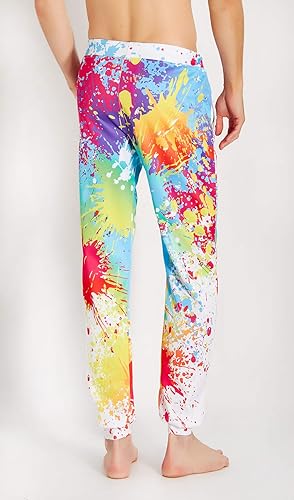 Miniatura 5 de RAISEVERN Pantalones deportivos para hombre con bolsillos, pantalones deportivos casuales con cordón