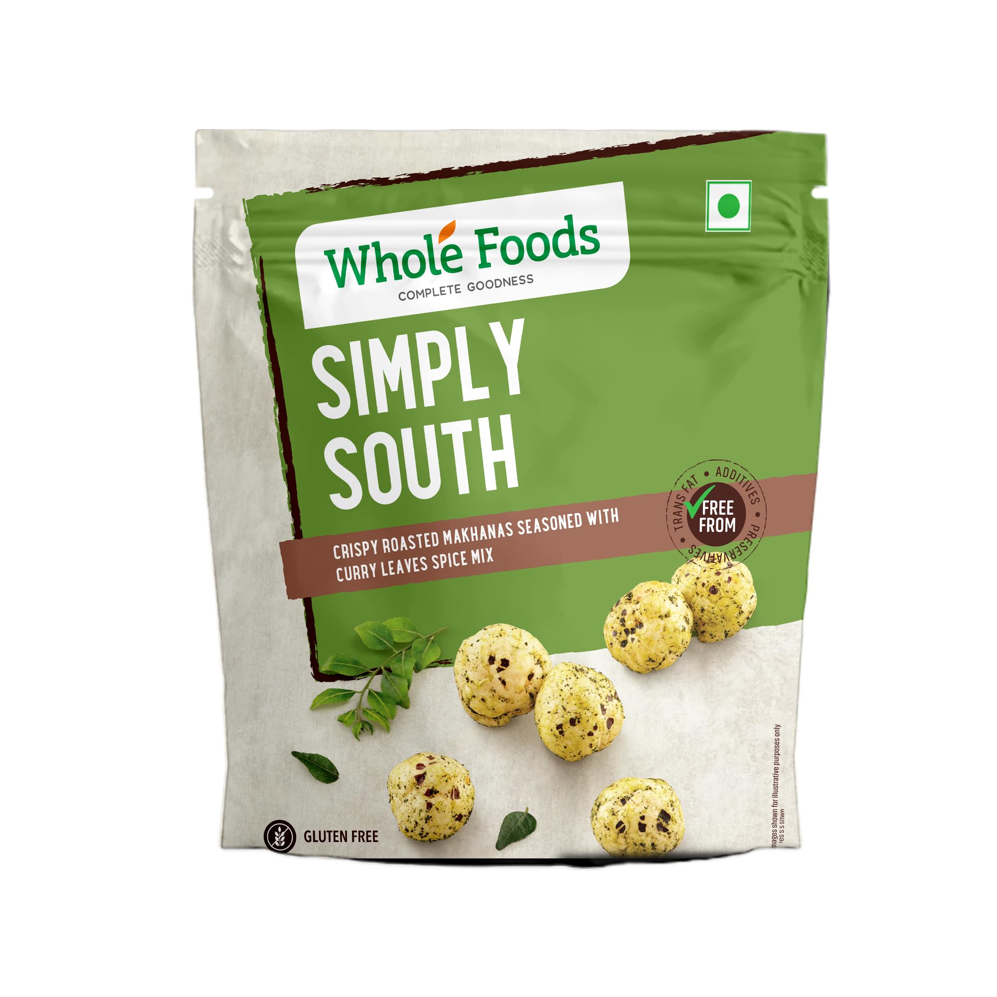 Whole Foods Crispy Roasted Makhanas | Simply South - 40G