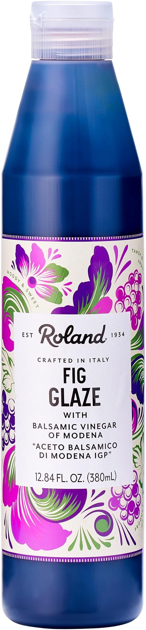 Roland Foods Fig Balsamic Vinegar Glaze of Modena, Specialty Imported Food, 12.84-Ounce