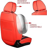 Vista 208 de GXT Bench Seat Cover, Premium Faux Leather Bench Seat Covers for Trucks - Universal Fit for Most Sedans SUV Pick-up Truck, Durable for Long Lasting