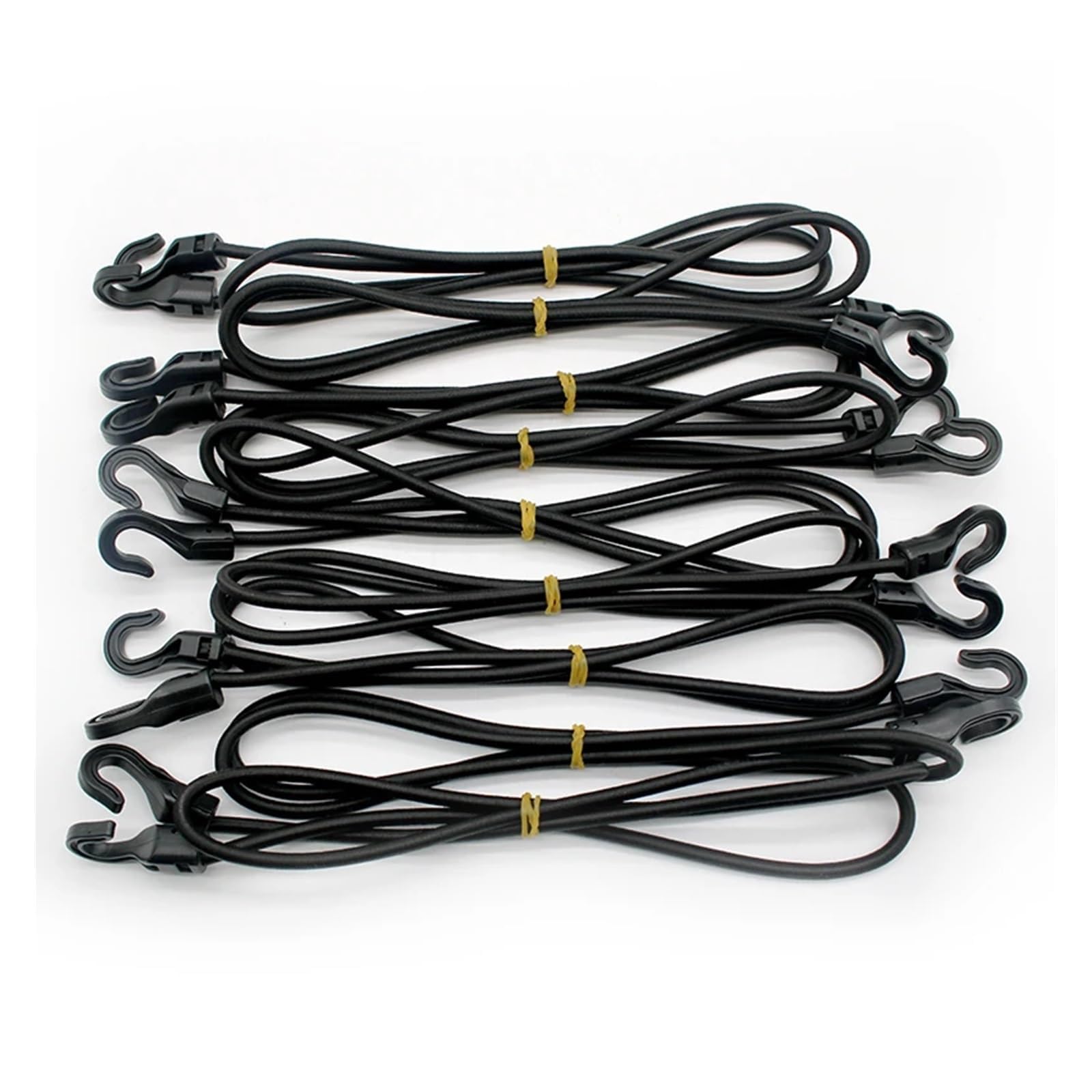 0,4 m/1 m/1,5 m/2 m Wytrzymała elastyczna taśma Bune Shock Cord Stretch Plastic Hook Car Lugga Tent Boat Canoe Bikes Rope Tie,Pas z zapadką(2m)