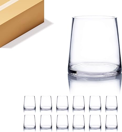 Miniatura 10 de WGV VTB8310 - Jarrón de vidrio cónico, ancho 5 pulgadas, altura 9 pulgadas, múltiples opciones de tamaño) Bloque cónico transparente para maceta