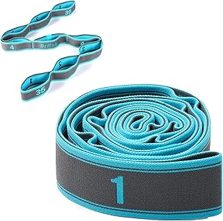 Yoga Straps Yoga Stretch Strap,Exercise Strap,Yoga Stretch Assist Strap,Easy to Carry and High Elastic Stretching Strap for Physical Therapy,Pilates,Yoga,Dance,Gymnastics Exercise and Flexibility