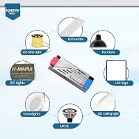 KSIBNW 24V 300W LED Tápegység - Vékony Alumínium Transzformátor LED Szalagokhoz, Spotlámpákhoz - 230V-ról 24V-ra Átalakító Adapter 7