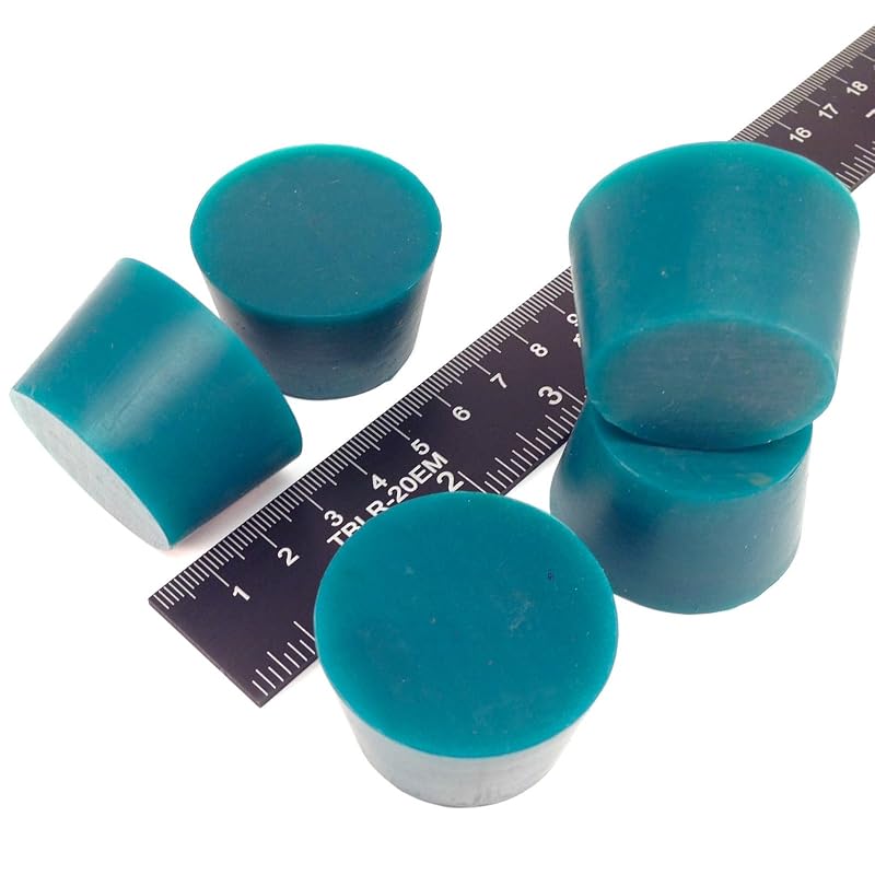 Tampões Cônicos de Silicone para Mascaramento em Alta Temperatura High Temp Masking Supply STP8 – 33,3 x 41,3 x 25,4 mm – Pacote com 5