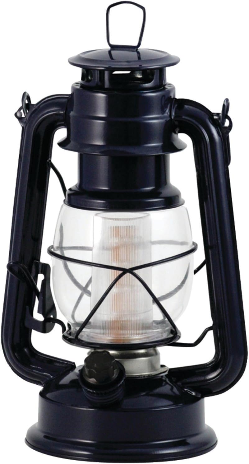 Northpoint 12-LED Lantern Vintage Style, Dark Blue, 10"x6"x6"