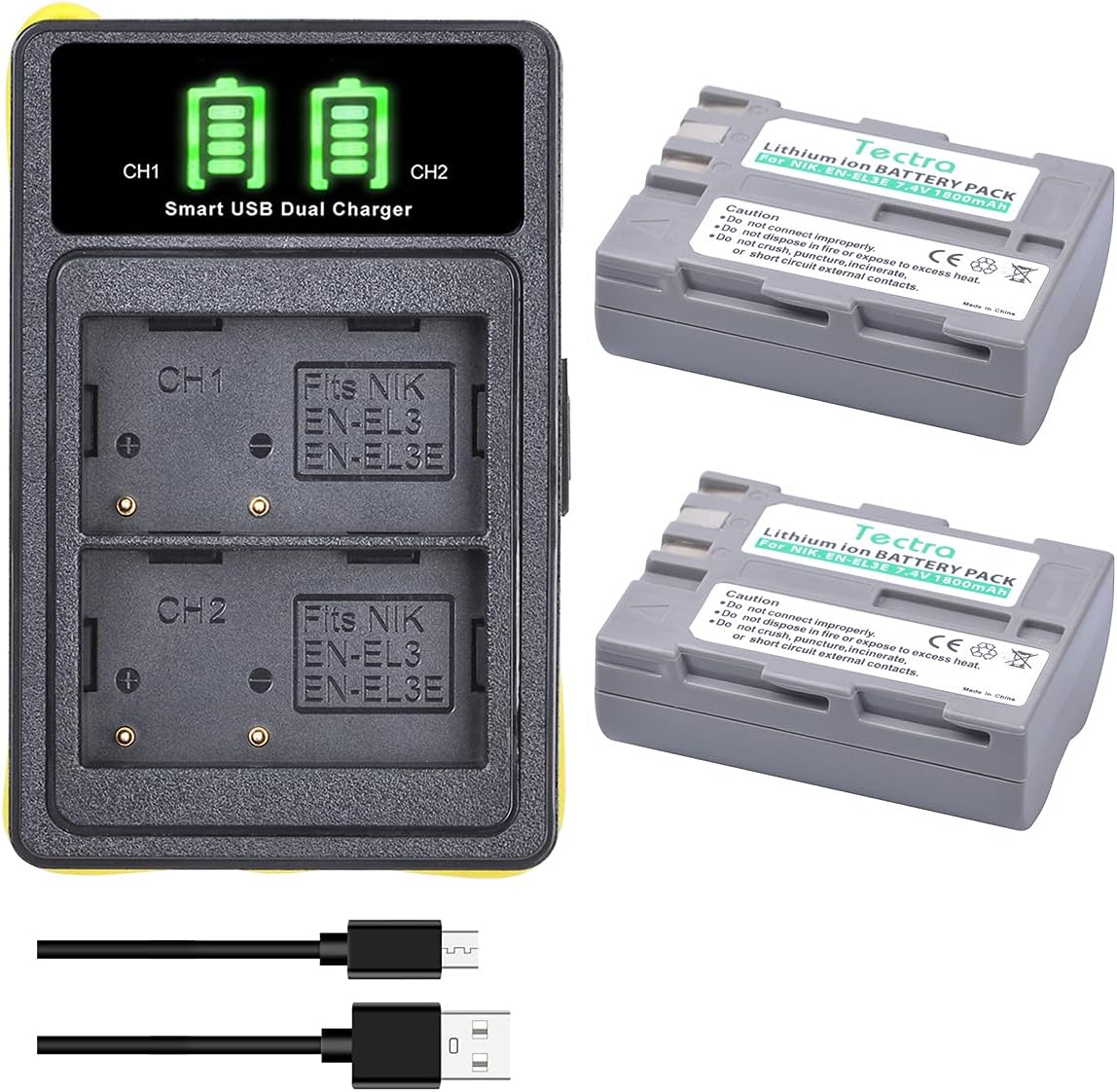 Nikon D5300 Battery Nikon EN-EL3a Rechargeable Lithium-Ion Battery