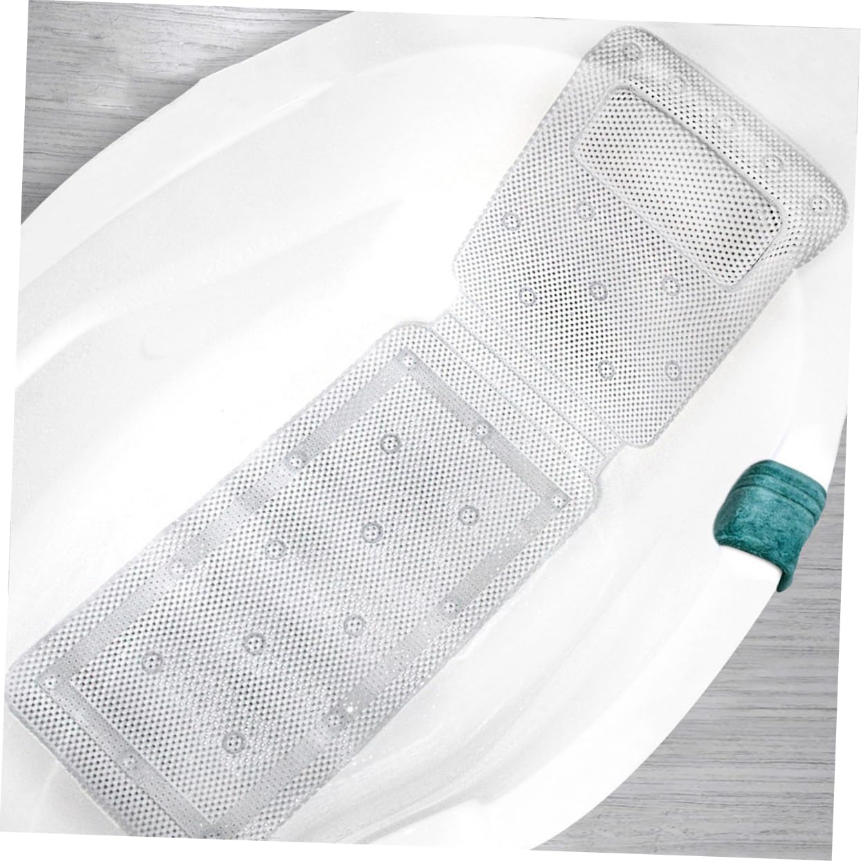 1 Pc Alfombra De Baño Antideslizante Alfombrilla De Baño Suave Almohada De Ducha Corporal Colchón De Bañera Bebé Original De Polivinilo Almohadilla para La Cabeza