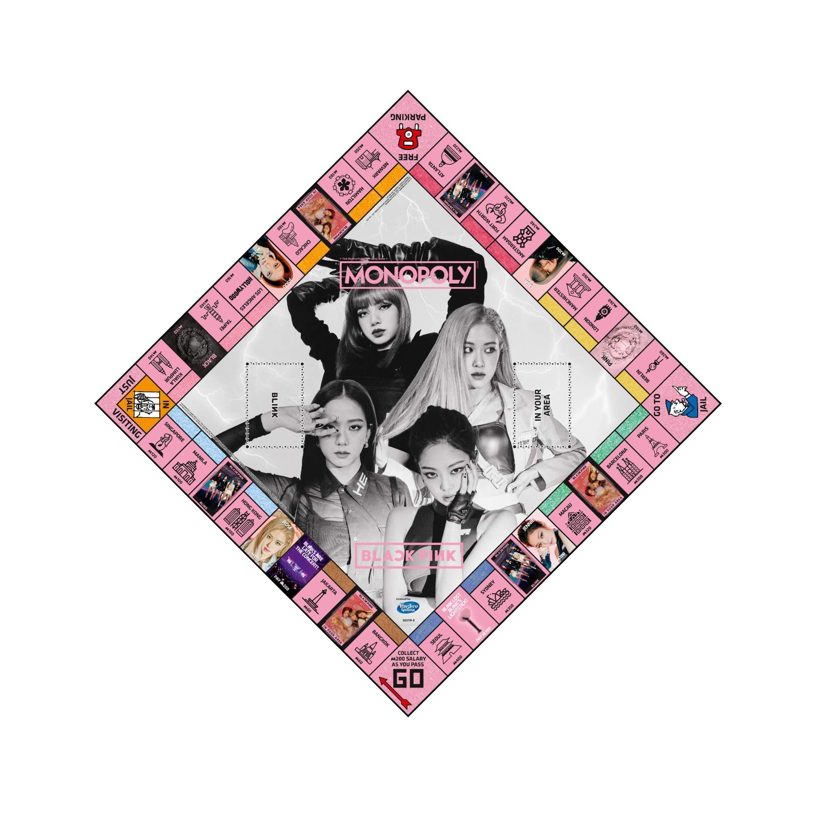 MONOPOLY BLACKPINK ボードゲーム Blackpink] YG officiële product in uw omgeving MONOPOLY spel