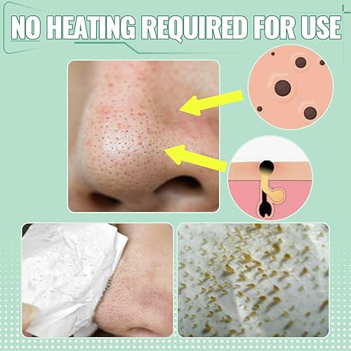Miniatura 6 de 2.0 Tiras de poros de nariz, máscara removedor de puntos negros con ácido salicílico para cara, mascarilla mejorada de limpieza profunda con 100