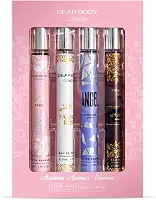 Arabian Aromas Woman Kit de Perfumes Árabes Femininos 4 Peças de 35ml Travel Size Spray