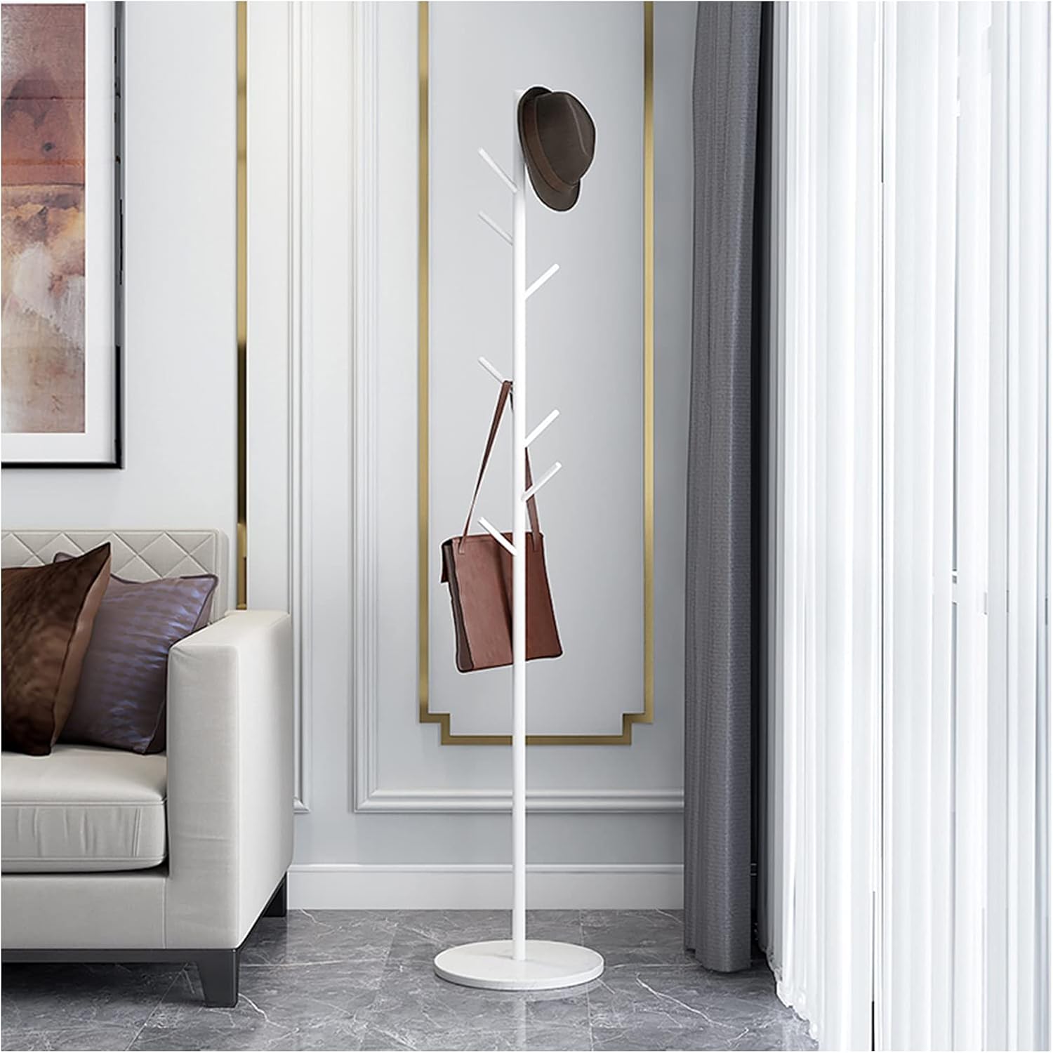 Original FloorStanding Coat Rack Iron Coat Rack Stand Hat