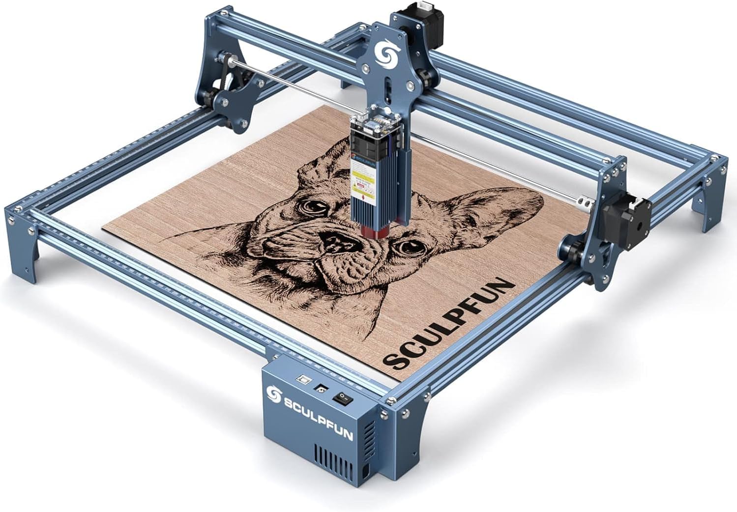 SCULPFUN S9 Laser Engraver, 90W Effect High Precision CNC Laser Cutter and Engraver Machine