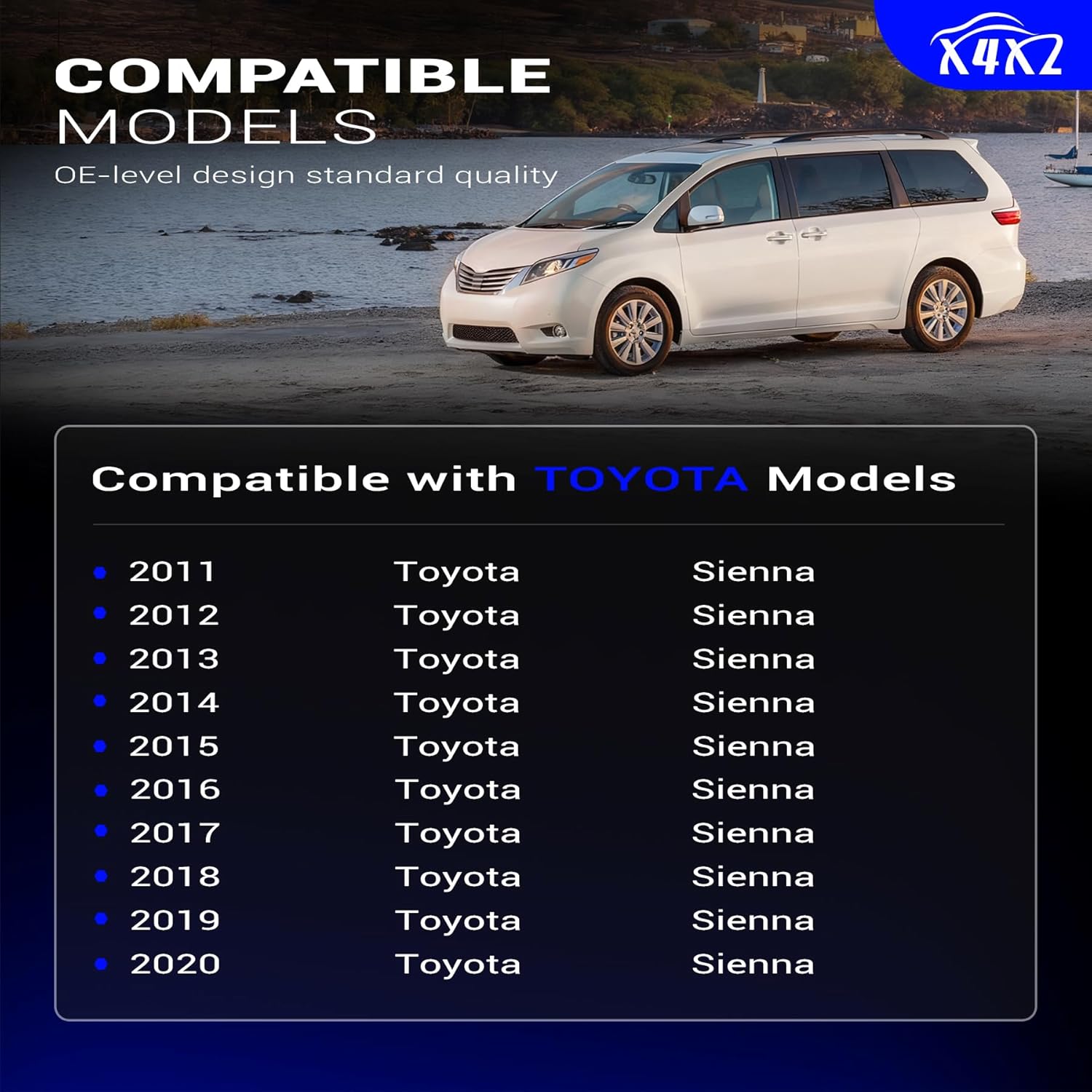 K750574 Zinc-Nickel Alloy Front Stabilizer Sway Bar End Link For 2011-2020 TOYOTA Sienna Replaces# 4882008030, 4883017050