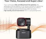 OBSBOT Tiny 2 Lite AI-Powered 4K PTZ Webcam Stunning UHD 4K Resolution 1/2” CMOS Sensor 4X Digital Zoom AI Auto Tracking with Auto Zoom Gesture Control 2.0 (Tiny 2 Lite)