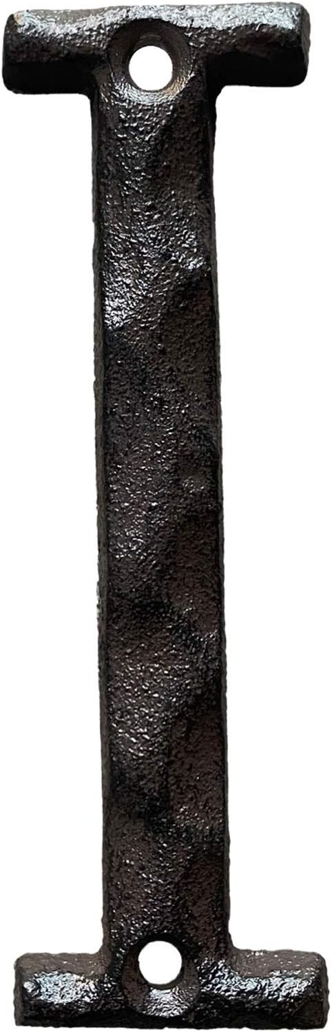 Jerrybaby 5 Inch House Letters, Rustic Cast Iron Metal Home Address Number & Letters/Unique Hammered Look, Letter B