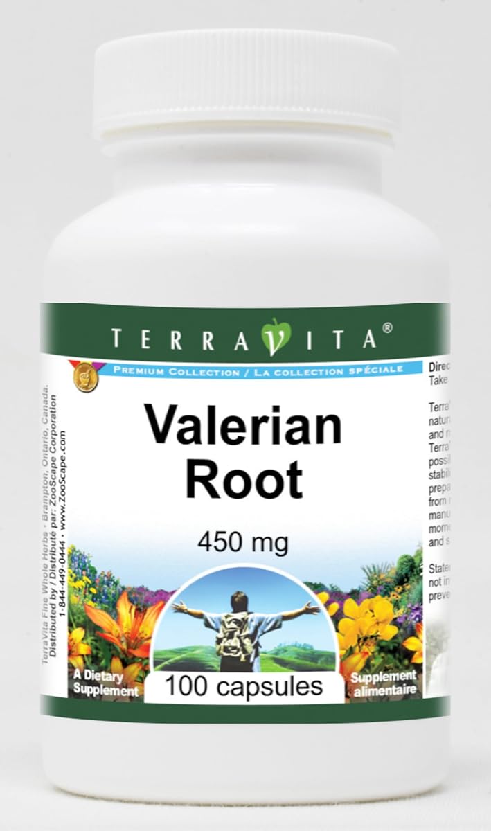 TerraVita Valerian Root 450 mg