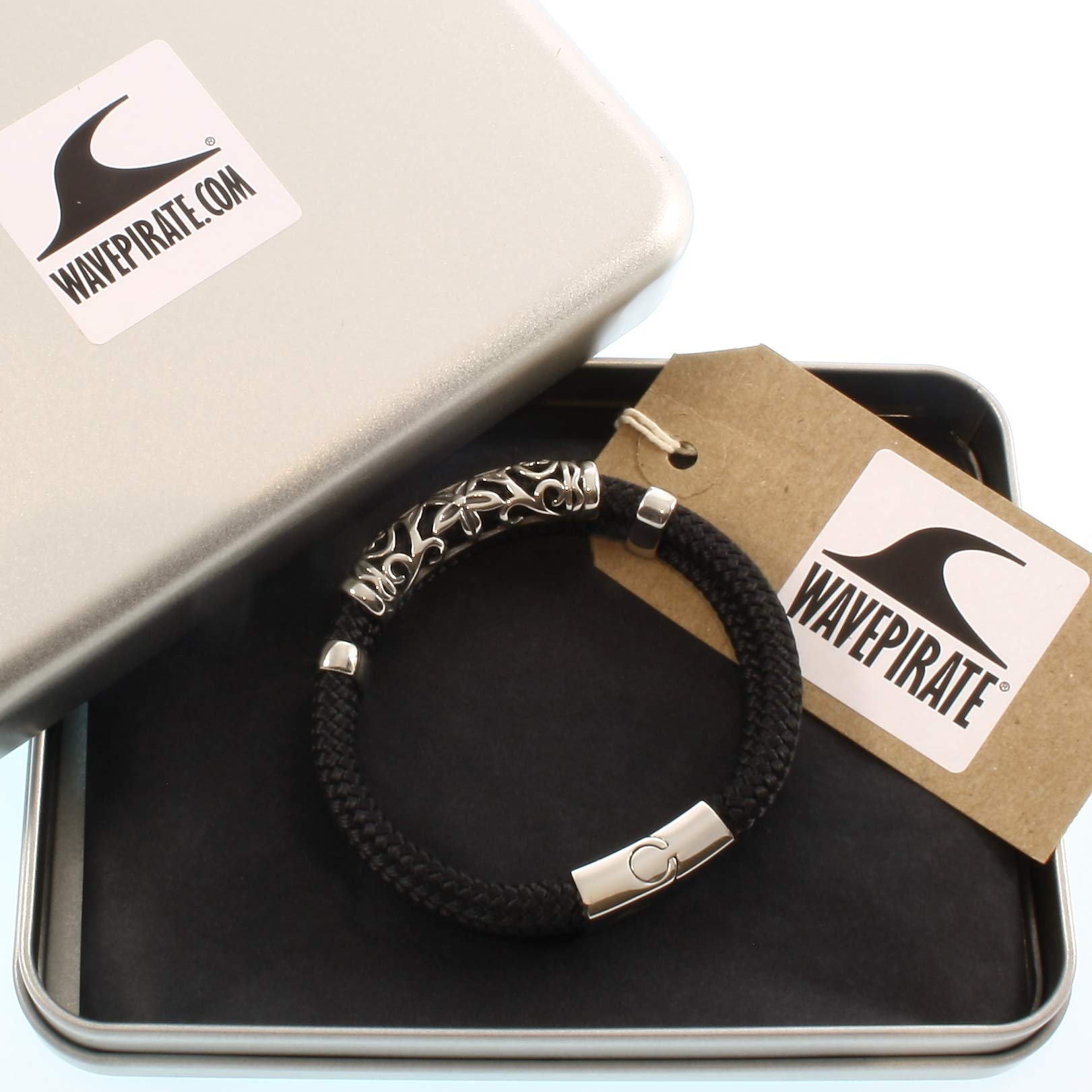Segeltau-Armband XO ST Schwarz Männer Herren
