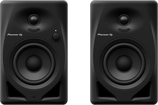 Pioneer DJ DM-40D 4-Inch Desktop Monitor System, Black