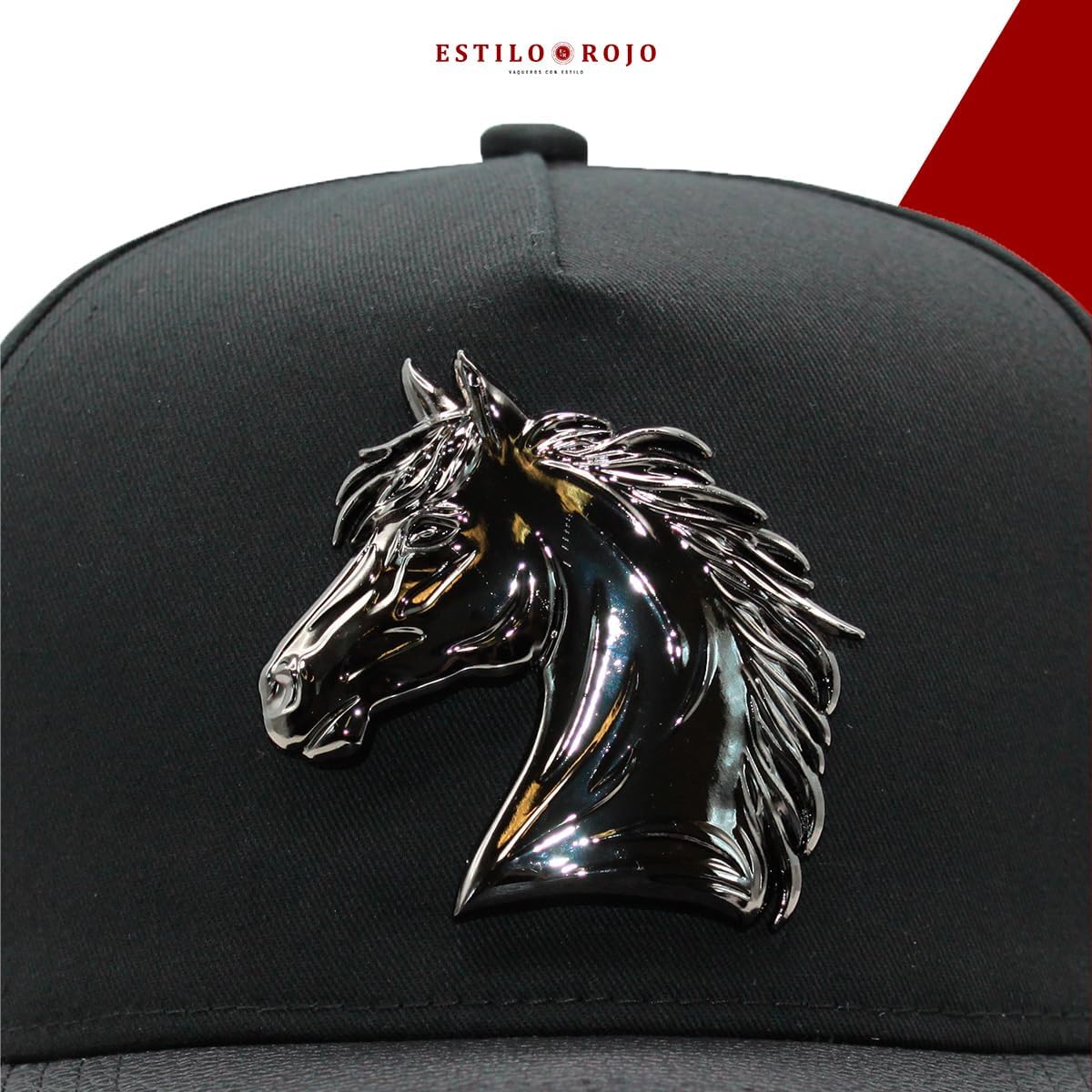 Culiacan Premium Black The Horse Hat - Black Baseball Hats for Men and Women, Ball Caps for Men for Any Occasion, Gorra para Hombre Ajustable, Black Snapback Cap - Adjustable Size - Image 8