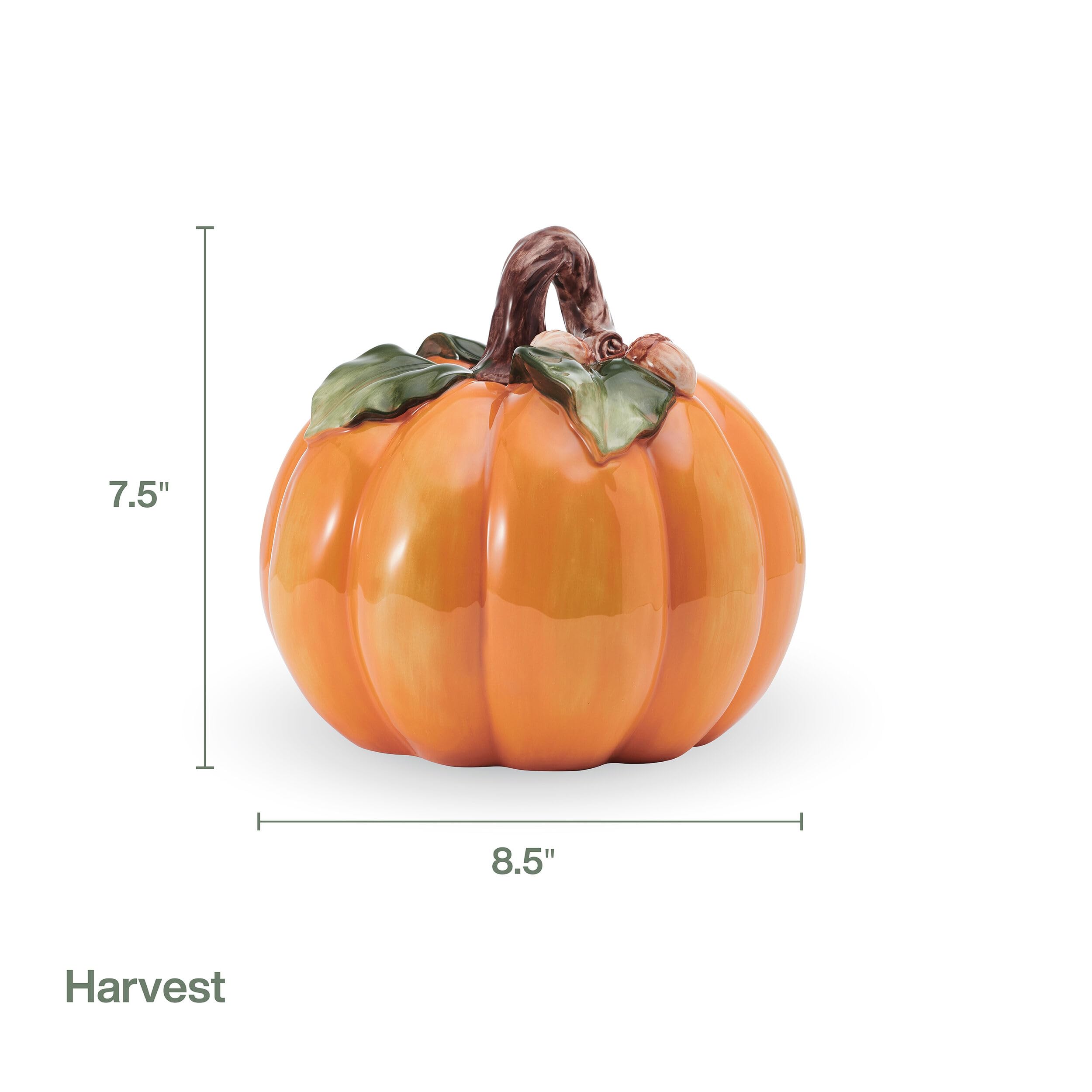 Amazon.com: Fitz and Floyd Harvest Halloween Pumpkin Ceramic