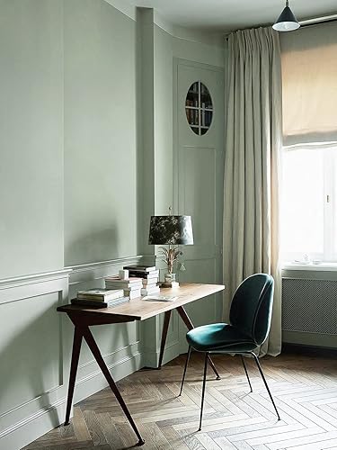 Miniatura 258 de Dimoon 236''x17.7'' White Thicken Peel and Stick Wallpaper Contact Paper Modern Self Adhesive Wall Paper Removable Renter Friendly Textured Solid