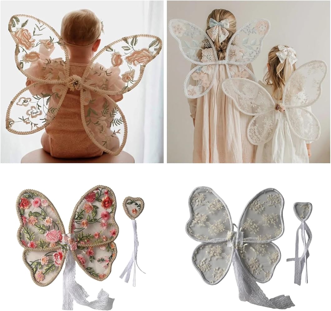 Amazon.co.jp: [Shinycome] 子供天使のようなレースの羽の衣装