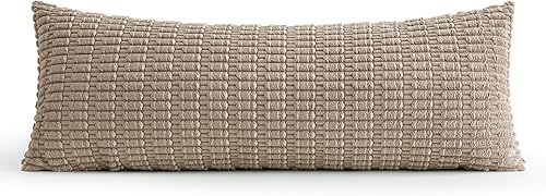 Vista 344 de MIULEE Pack of 2 Orange Corduroy Decorative Pillow Covers 20x20 Inch Soft Boho Striped Throw Pillow Covers Modern Farmhouse Home Decor for Halloween