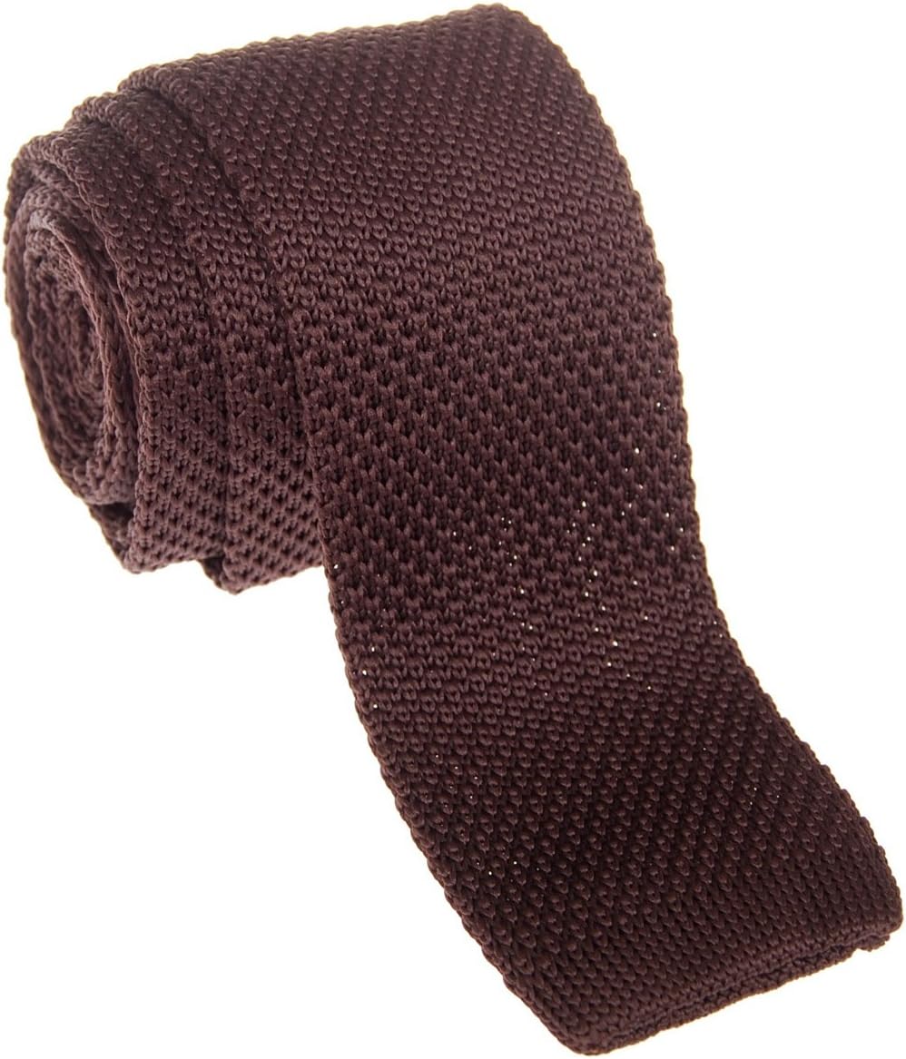 Retreez Herren Strickkrawatte - Schmal 5cm Vintage Look Casual