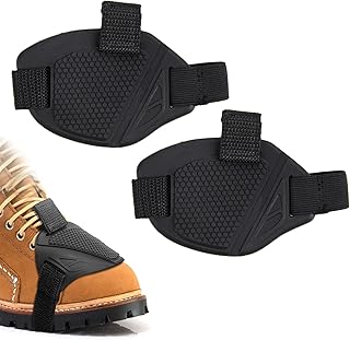 2 Pcs Motorcycle Riding Shoe Cover Pad,Rubber Shift Pad Shoes Boots Cover Protector Gear Shifter Shoe Protector,Anti-Skid Motorcycle Shoe Boot Protector Cover