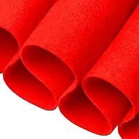 Vista 33 de FabricLA Tela de fieltro para manualidades, 18 x 18 pulgadas de ancho y 0.063 in de grosor, color burdeos, utiliza este fieltro suave
