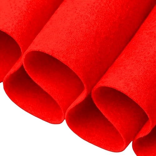 Miniatura 33 de FabricLA Tela de fieltro para manualidades, 18 x 18 pulgadas de ancho y 0.063 in de grosor, color burdeos, utiliza este fieltro suave