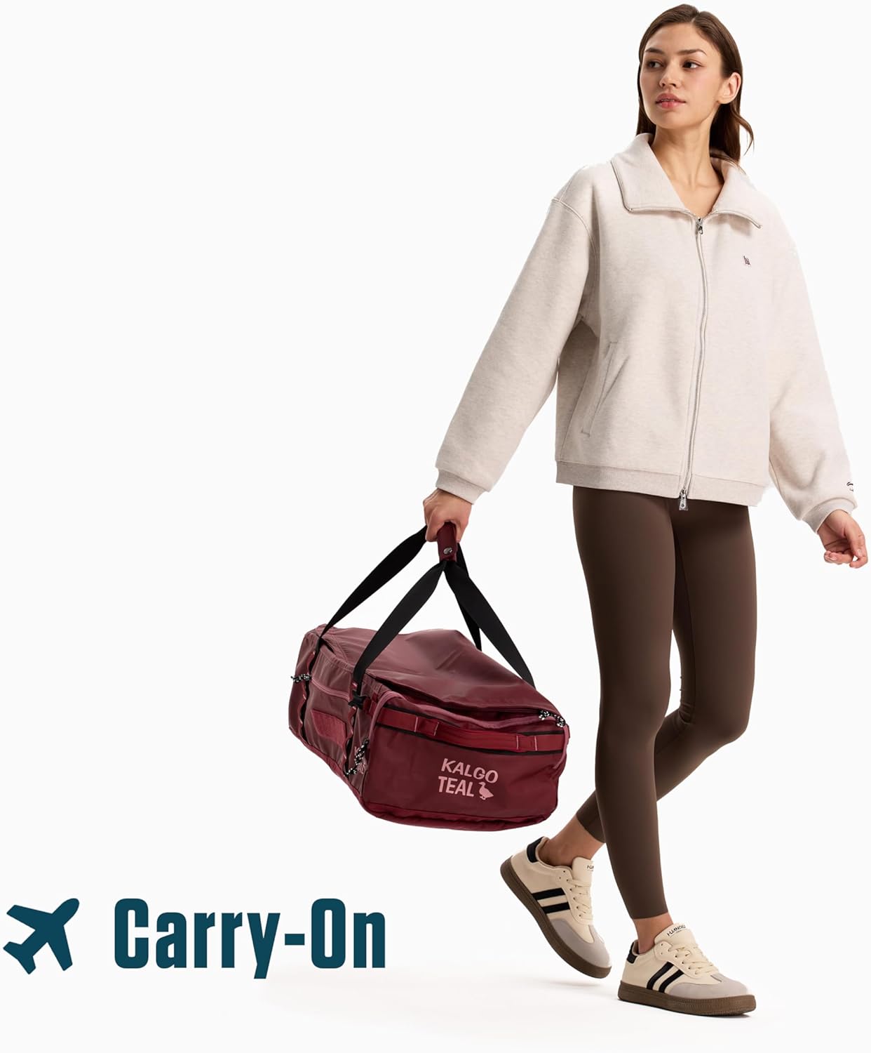 Utility Duffle Bag 40L, Convertible Backpack for Travel, Gym & Commute, Water Repellent - Image 3