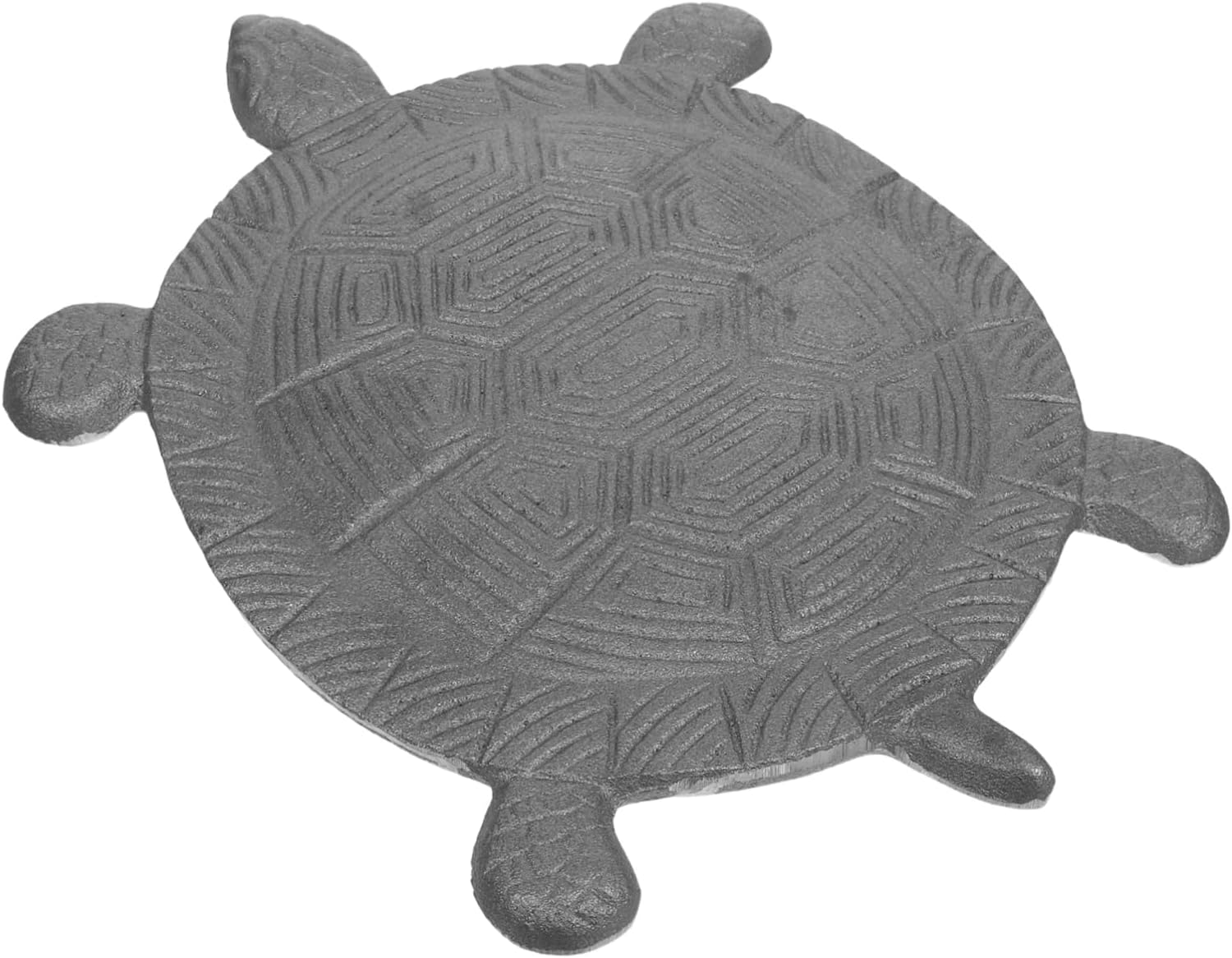 Hemoton Turtle Garden Stepping Stone Decorative Cast Iron Turtle Figurine for Outdoor Walkways Patios and Gardens Weather Resistant Easy Installation Unique Design