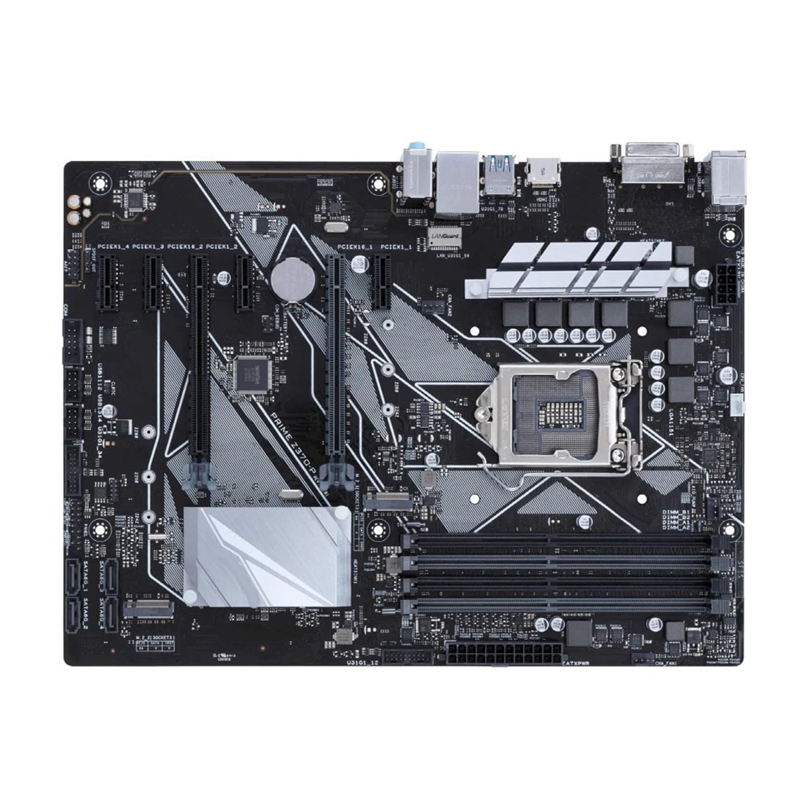 scheda madre Fit For ASUS PRIME Z370-P | I9-9900KF I7-9700K I5-9600 CPU LGA1151 4×DDR4 DIMM 64GB 4xM.2 NVME Scheda madre Z370