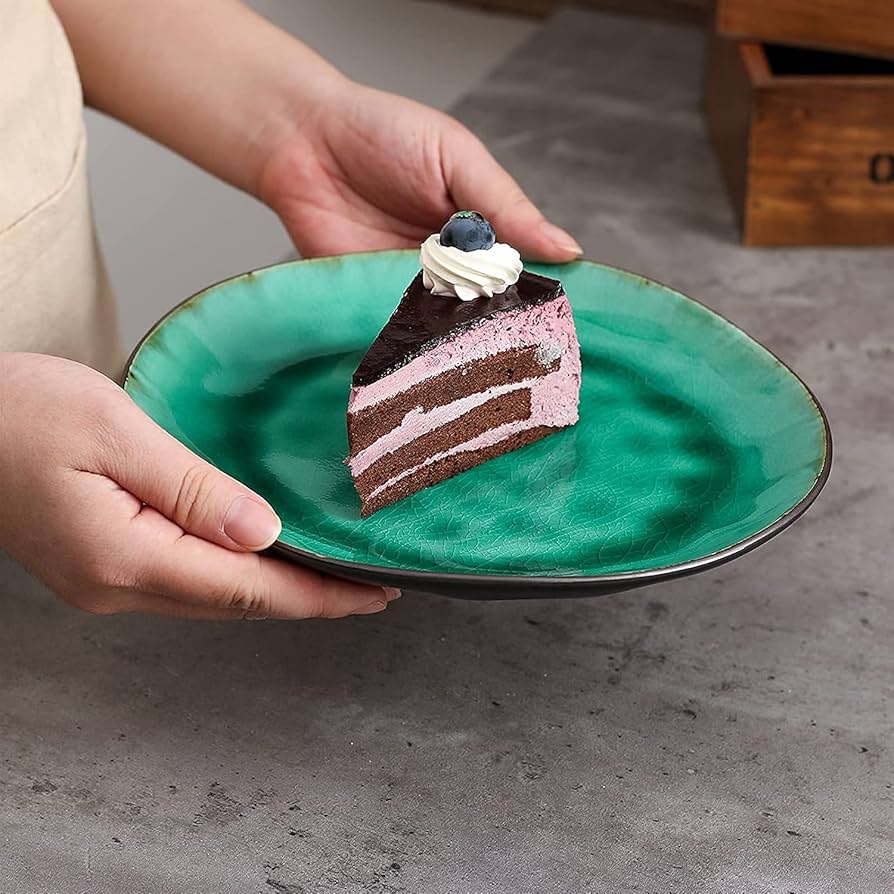 Amazon.com: 36-Piece Stoneware Vintage Look Ceramic Green