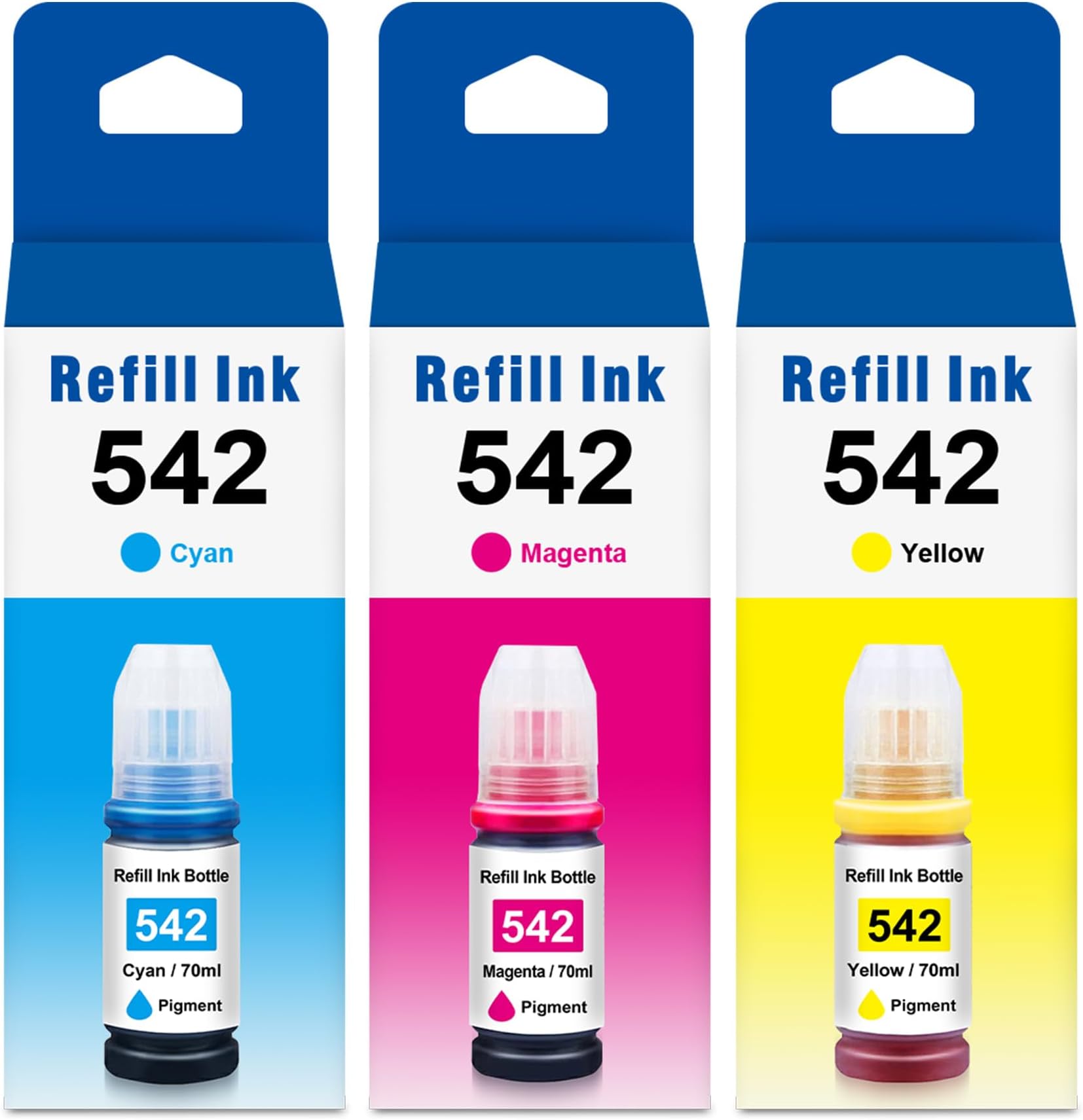 FASTINK Ink Bottle Replacement For Epson 542 Ink Refill Bottles For ET