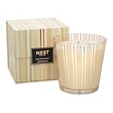 NEST New York Scented Grand Candle&comma; Birchwood Pine - 77 oz - Up to 175-Hour Burn Time - Reusable Glass Vessel