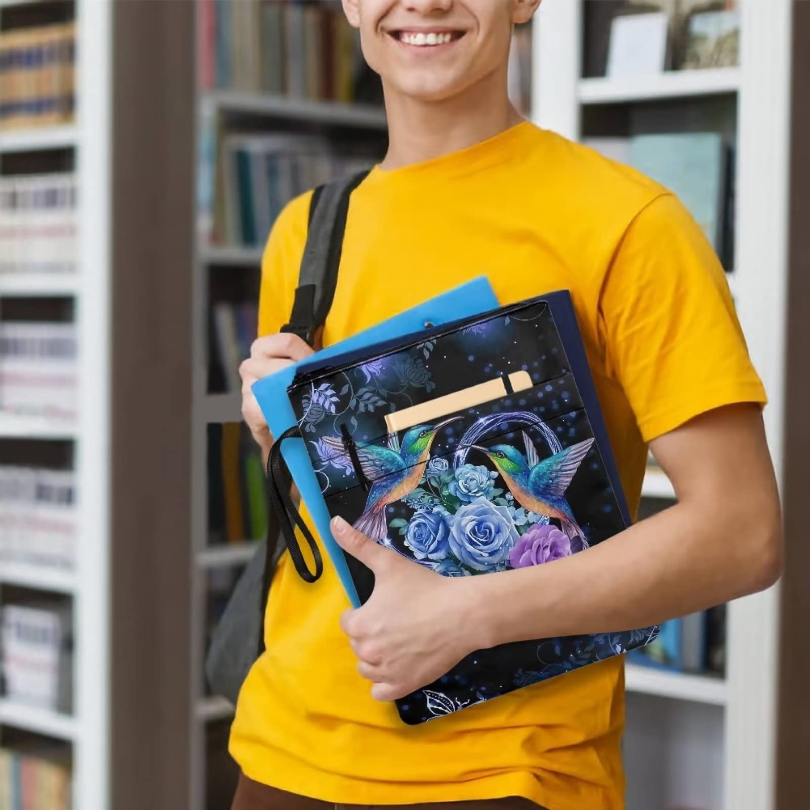 Copertina Per Libri Con Cerniera - Impermeabile, Tasca Organizer, Per Scuola E Viaggi - Foto 12